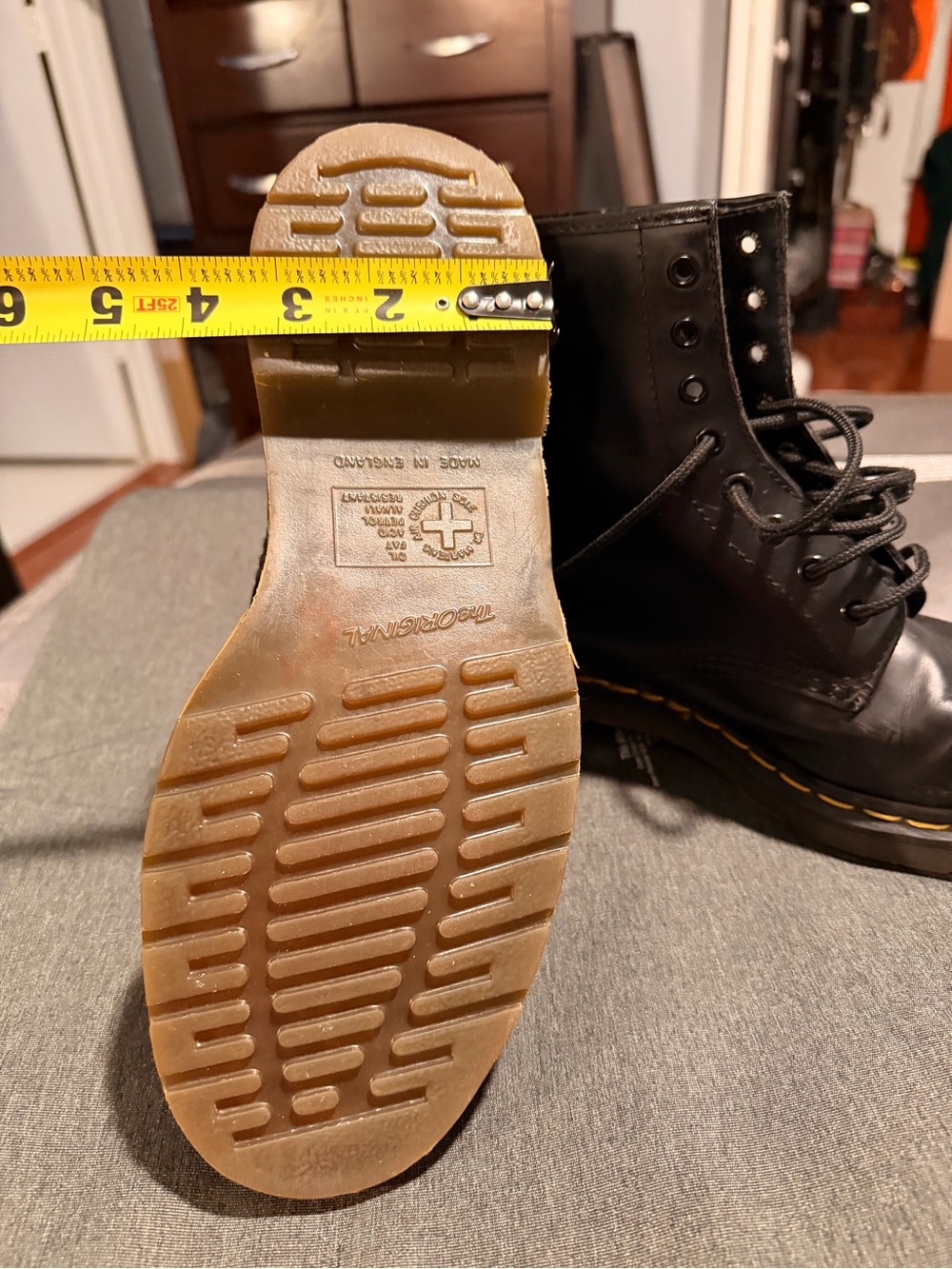 Dr. Martens Made in England Black Leather boots - Picture 13 of 14